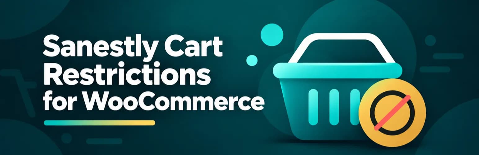 Cart Restrictions listing artwork on wordpress.org