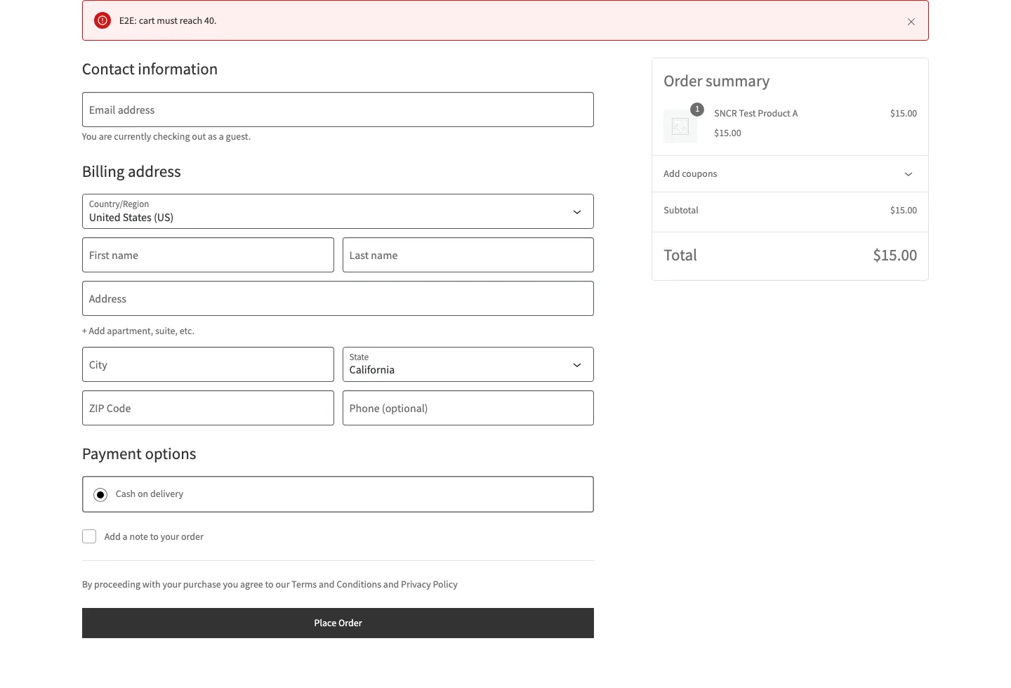 Cart Restrictions screenshot 5
