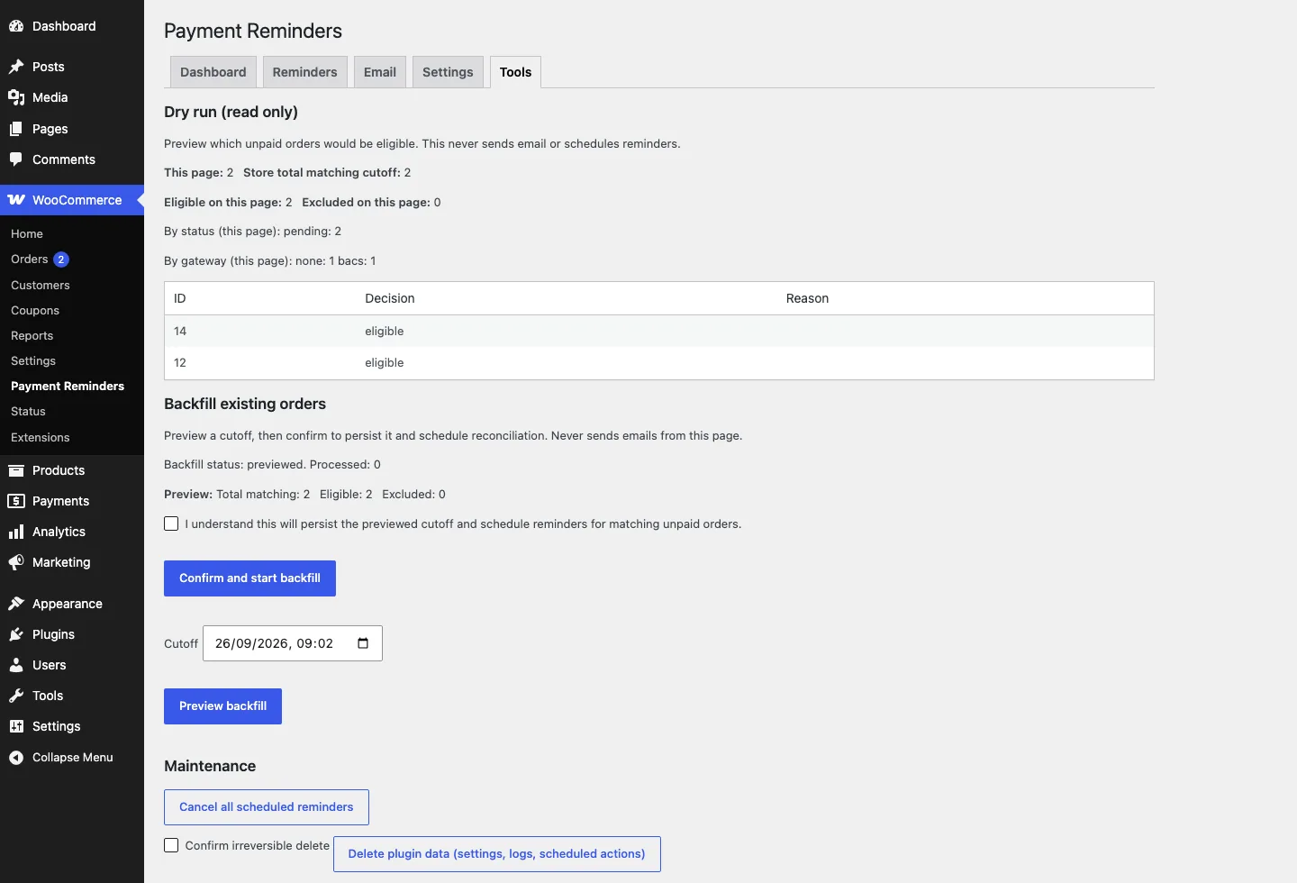 Payment Reminders screenshot 5