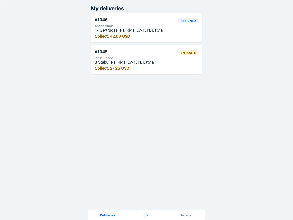 Delivery Ops screenshot 1