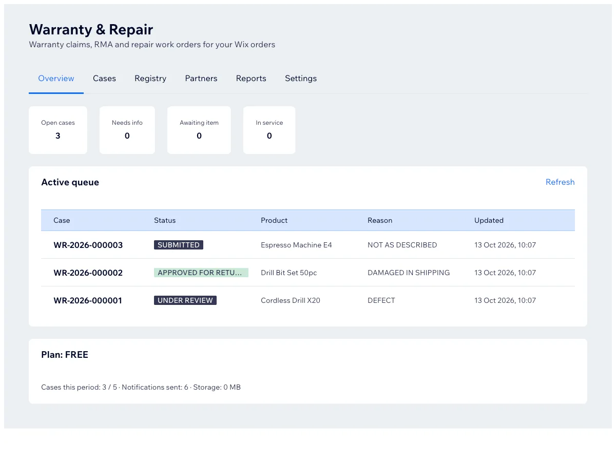 Warranty & Repair screenshot 2